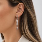 Wave ørepynt, rhodinert thumbnail