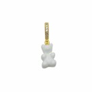 Hvit bamse med bling thumbnail