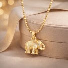 Elefant smykke - forgylt thumbnail