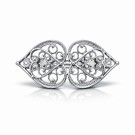 Hårspenne filigran, rhodinert thumbnail