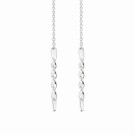 Trekkekjede - 110cm, hvit thumbnail