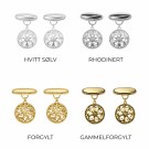 Mansjettknapper, hvit thumbnail