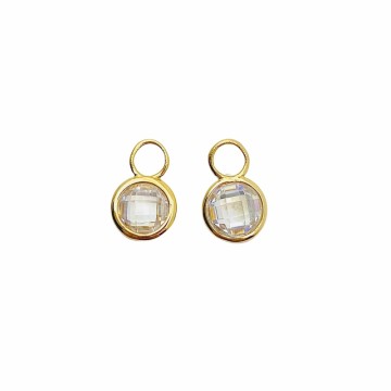 Crystal golden charms