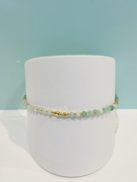 Bella - grey agat & jade