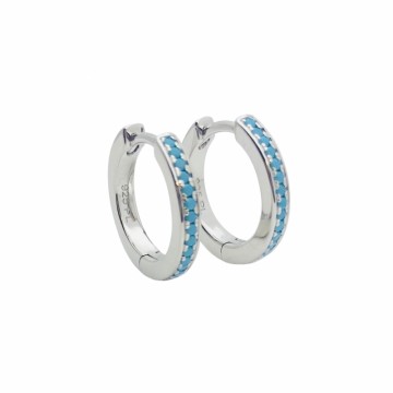 Maddie turquoise hoops