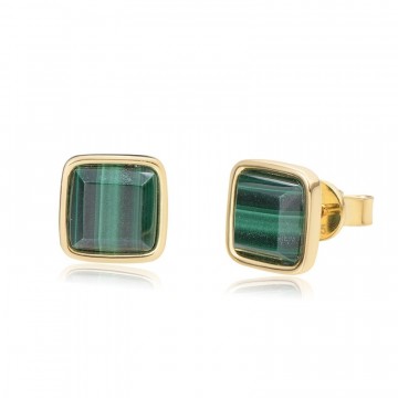 Malachite ørepynt
