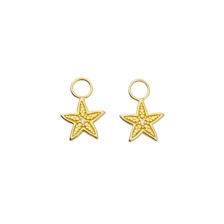 Golden star charm