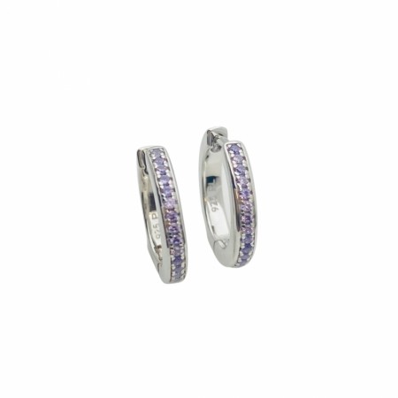 Maddie purple hoops