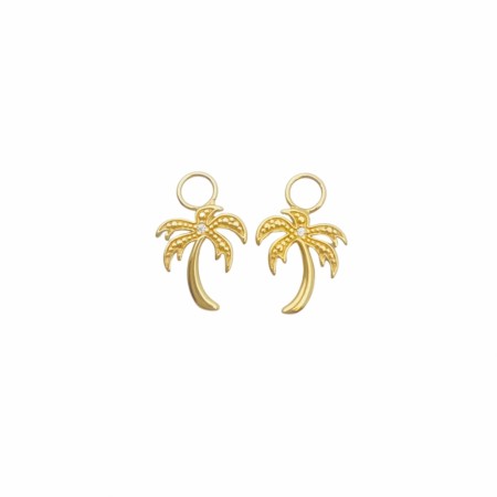 Golden palm charms