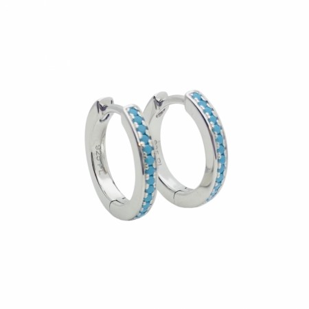 Maddie turquoise hoops