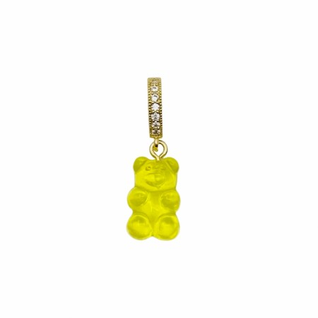 Lemon transparent bamse med bling