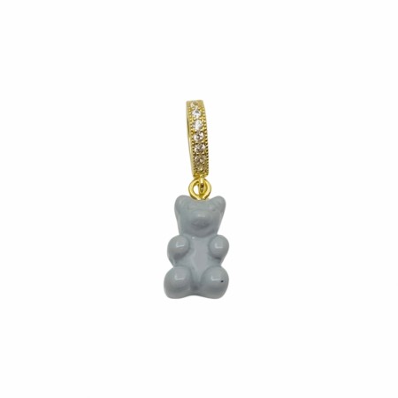 Grå bamse med bling