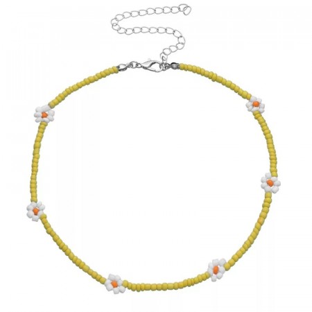 Flower choker - gul